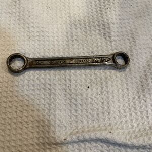 Indestro Box Wrench 9/16" x 1/2"  Drop Forged Select Steel.  Chicago, USA, Used